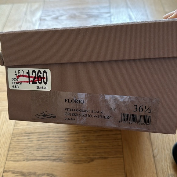 Gianvito Rossi Vitello Glove Black flat - 36.5 - Picture 7 of 10